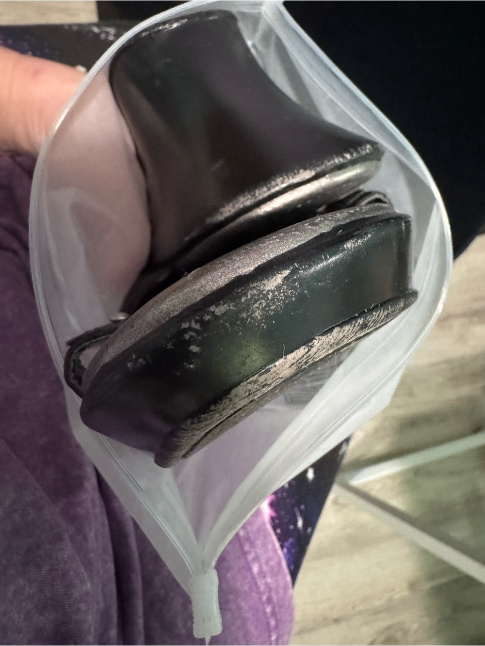 DexFlex by Dexter. Cushiony Elegant Black Women's Sandals - Picture 7 of 7